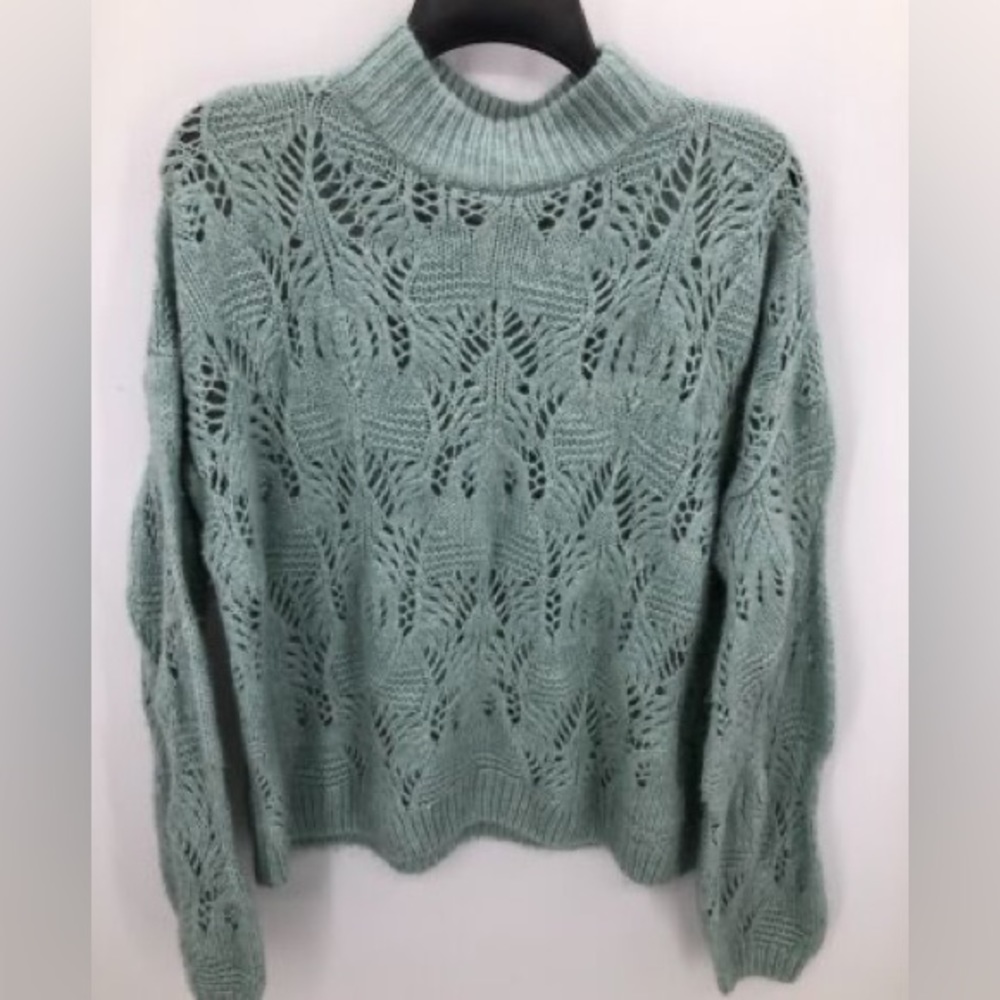 Silverflint Cropped Blue Sweater